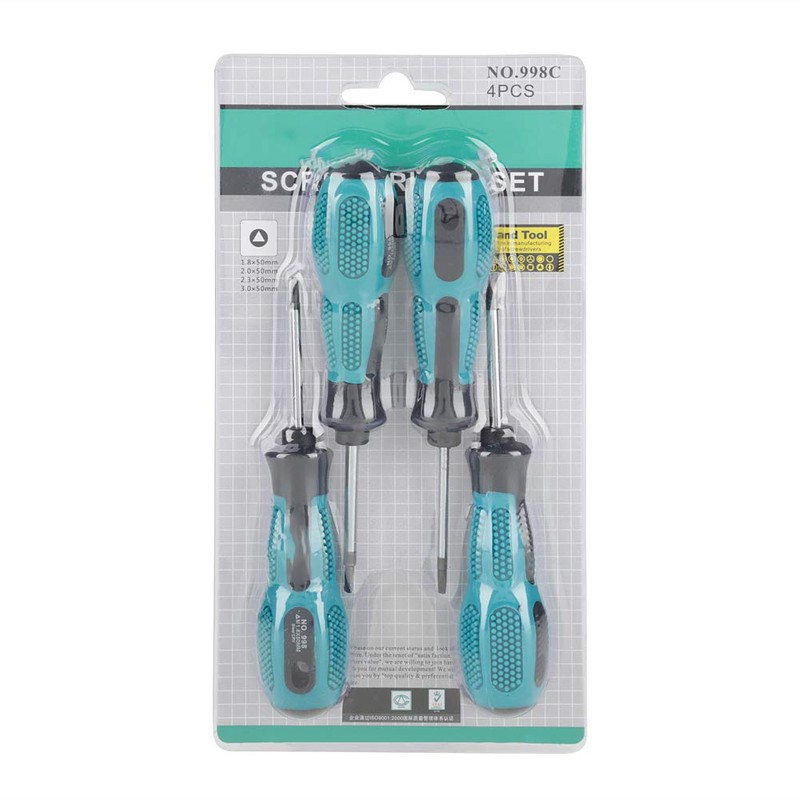 Triangle Screwdriver Set, Chrome Vanadium Precision Repair Tool Kit Magnetic