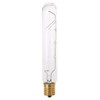 Satco S3222 130V Intermediate Base 25-Watt T6.5 Light Bulb, Clear