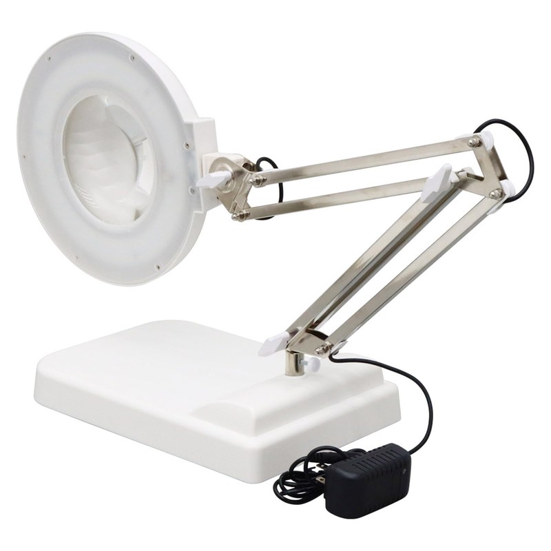 WYDDDARY 15X Magnifying Glass with Light and Stand 2-in-1 LED