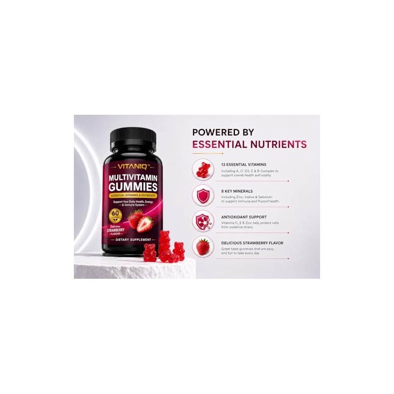Multivitamin Gummies for Adults – Mixed Vitamins & Minerals Formula