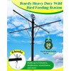 Ceoighe 95 Inch Bird Feeder Pole with Torpedo Squirrel Proof