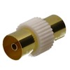 kenable RF Right Angle TV Aerial Freeview Plug Video Cable