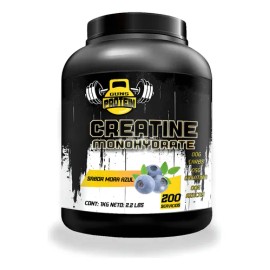 Creatina Monohidratada Guns Sabor Mora Azul 1kg Suplemento Deportivo                                                                                  