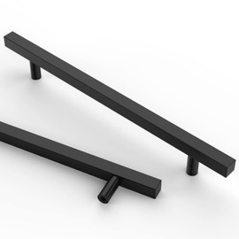 Astrée 10 Pack 192mm Black Kitchen Handles Stainless Steel Kitchen Cupboard Handles Cabinet Handles Cupboard Door Handles Drawer Handles Wardrobe Handles