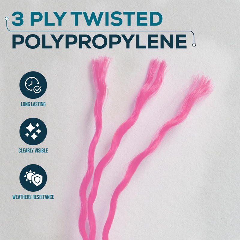 Mason String Line for Straight, Level Lines in Construction, Gardening