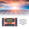 Solar Charge Controller LCD Circuit Protection Anti Backfill PWM Charge
