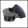 White Fang CZ094 Marine Cap, Long Face, Newsacket, Hat, Stylish,