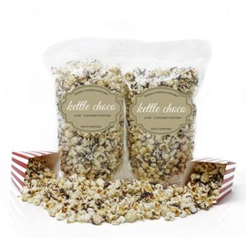 Pop’N Popcorn Kettle Corn with Chocolate - 24 oz Gourmet Chocolate Covered Popcorn - Sweet and Salty Snack for Your Movie Night or Picnic