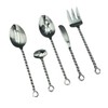 Gourmet Settings (GS) Silver Braid 18/10 Stainless Steel 5pc. Hostess