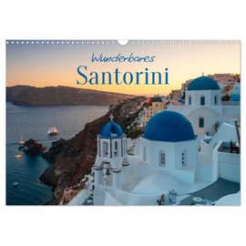 Wunderbares Santorini - Matteo Colombo (Wandkalender 2025 DIN A3 quer), CALVENDO Monatskalender [Calendar] Matteo Colombo