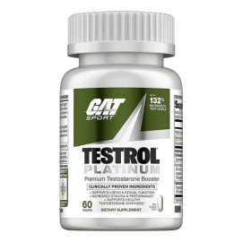 Test Platinum 60 Tabletas Gat Sport Termogénico