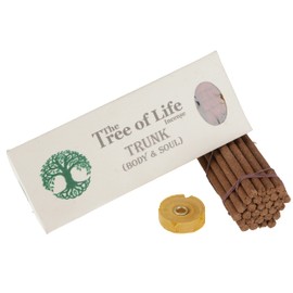GURU SHOP The Tree of Life Incense, Handmade Incense Sticks - Trunk/Body and Soul, Beige, 13 x 5 x 5 cm, Incense Sticks from Tibet, Nepal