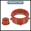 Hihaha 2pcs Red A6420940480 Turbo Intake Seal Rubber Engine Breather