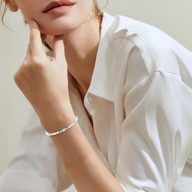 Bracelets for Women, Beaded Bracelets, Silver Bracelets for Women & Gold Bracelets for Women, Boho Bracelets, Trendy Jewelry Gifts for Lover Mom Friends