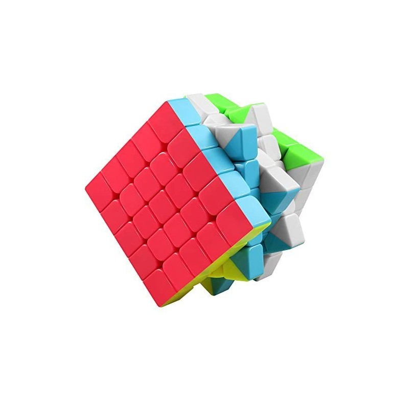 Coogam Qiyi 5x5 Speed Cube Stickerless Magic Puzzle Toy Gift