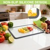 Tempered Glass Cutting Board 8x12" and 12x16", GUGEMEI Glass Chopping