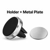 Magnetic Car Phone Mount for Air Vents – Compact Metal