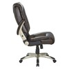 Office Star ECH Series Executive Bonded Leather Office Chair with
