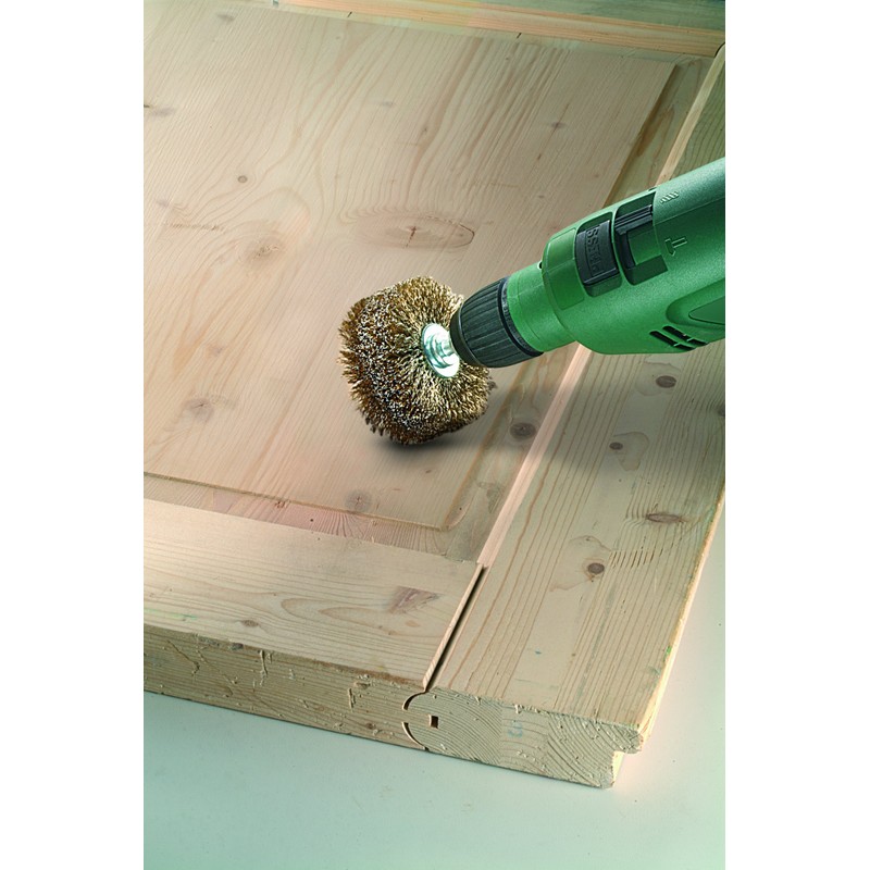 Bosch 2609256541 8 x 80mm Wood Structure Brush Crimped Wire
