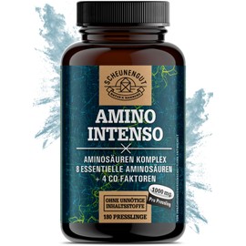 Amino Intenso - Amino Acids Complex - 8 Essential Amino Acids + 4 CO Factors I SCHEUNENGUT®