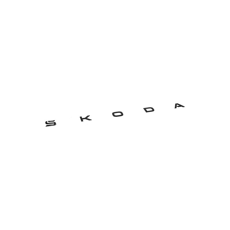 Skoda 658853687G041 Lettering Tailgate Emblem Letters Sticker Logo, Black