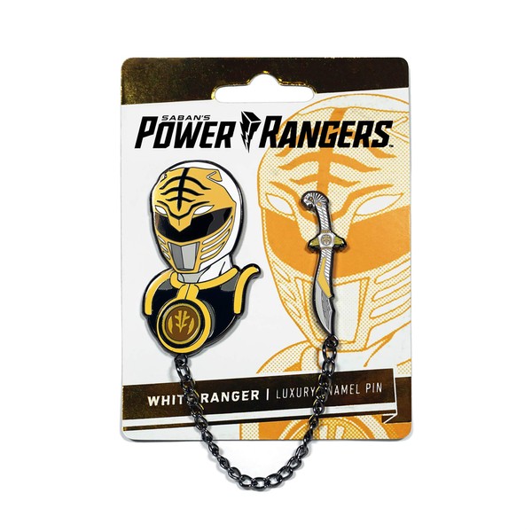 Power Rangers - White Ranger Icon Pin