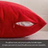 MIULEE Set of 2 Velvet Soft Solid Decorative Square Scatter
