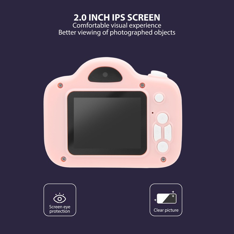 Children Digital Camera 2000W HD 2.0 Inch Screen Rechargeable Multi