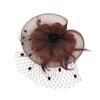 Women Ladies Flower Feather Fascinators Pillbox Hat Bowler Hat Party
