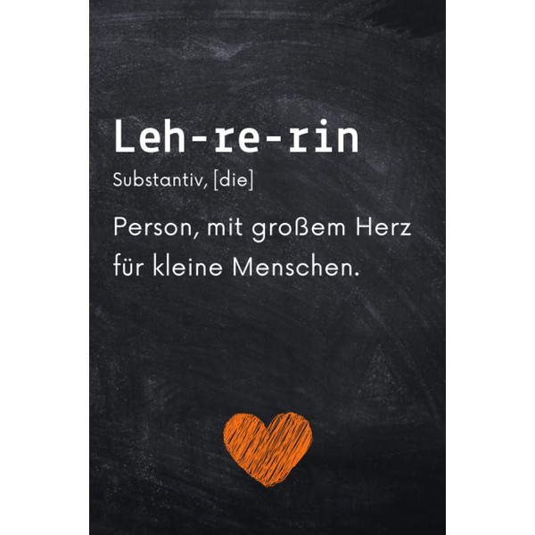 Lehrerin Notizbuch: Notizbuch A5 liniert Geschenk für Lehrerin | Abschiedsgeschenk