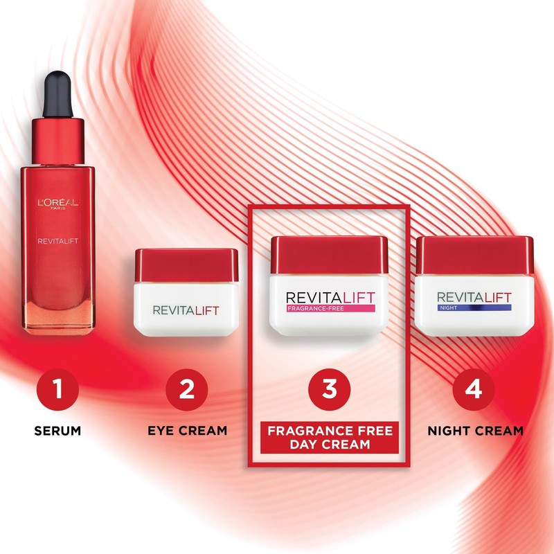 L'Oreal Paris Revitalift Fragrance Free Lifting Day Cream With Natural