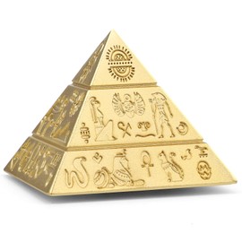 Pyramid Fidget Spinner Desk Toy for Children Adults Stress Relief Metal Fidget Cube Desk Decoration for Office, Birthday Gift Party Favour Classroom Prices