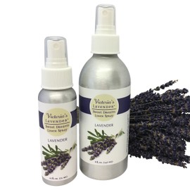 Victoria's Lavender Pillow and Linen Spray - Lavender Essential Oil - Lavender Spray - Pillow Spray - Pillow Mist Spray - Handmade in Oregon (8 oz + 2oz) - Made in USA