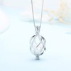 LGSY Twisted Ball Cage Pendants for Pearl Jewelry Making Sterling