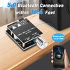 ZK-502L Bluetooth Amplifier Board,50W+50W 2.0 Channel Amp Board with Volume