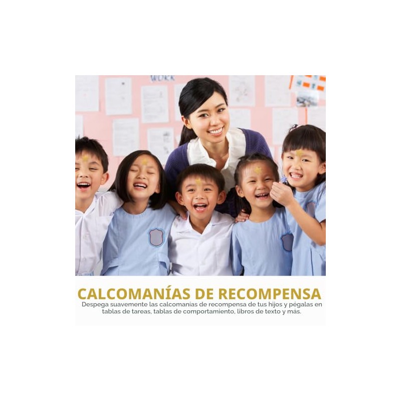 SEWACC Pegatinas De Estrellas Para Niños 2 Rollos De Estrellas