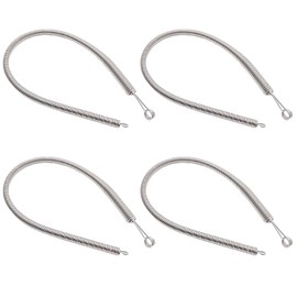 MTQY - Enhebrador de cuerda de metal, 4 piezas, herramienta de repuesto para cuerda de resorte, multiusos, herramienta de enhebrado de cuerda para ropa deportiva, reparación de chaquetas, abrigos