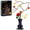 CaDA C59025W Botanical Flower Building Blocks,795 PCS Autumn Flower Building