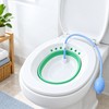 Foldable Sitz Bath Basin for Toilet Seat – Portable Plastic