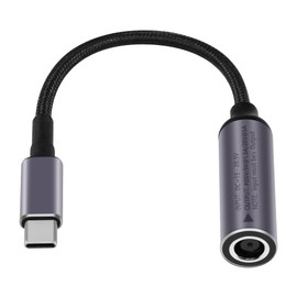 SinLoon PD 100W DC 7.4mm x 5.0mm Female(7.4 x 0.6mm) Input to USB Type C Male Power Charging Cable, 100W DC7450 to Type C Cable with PD Automatic Identification Chip,for Phones,Tablets,Laptops(Blue)