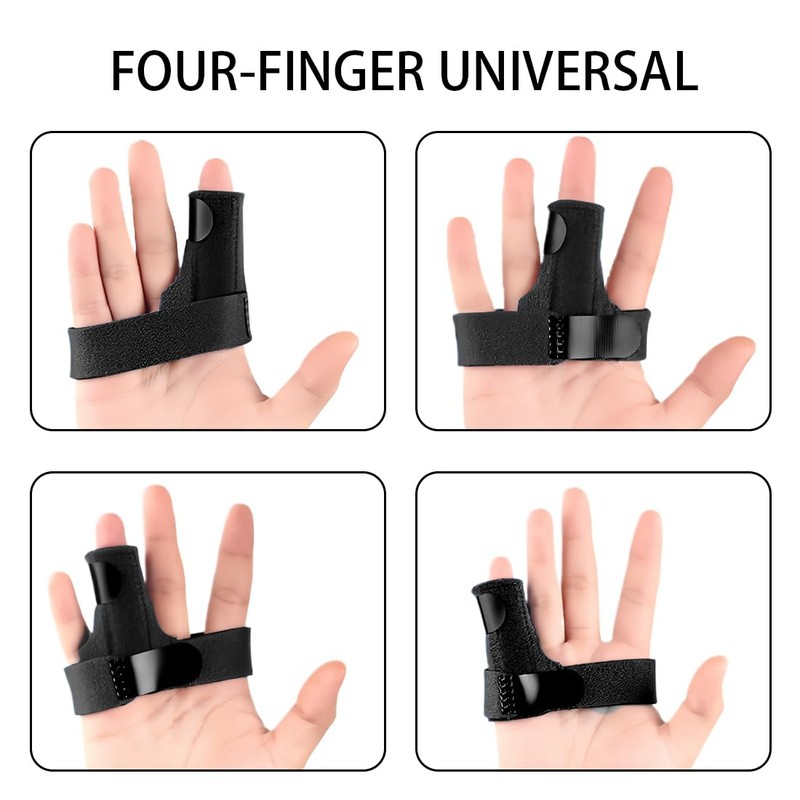 OQKAHIV Finger Splints - 1 Piece Adjustable Finger Support, Finger