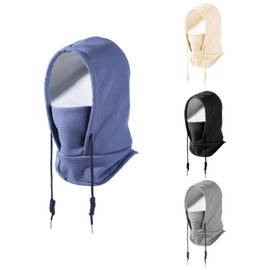 Balaclava Mask - Winter Adjustable Warm Ski Face Mask for Men & Women - Weather for Skiing Snowboarding & Motorcycle Riding (Blue)