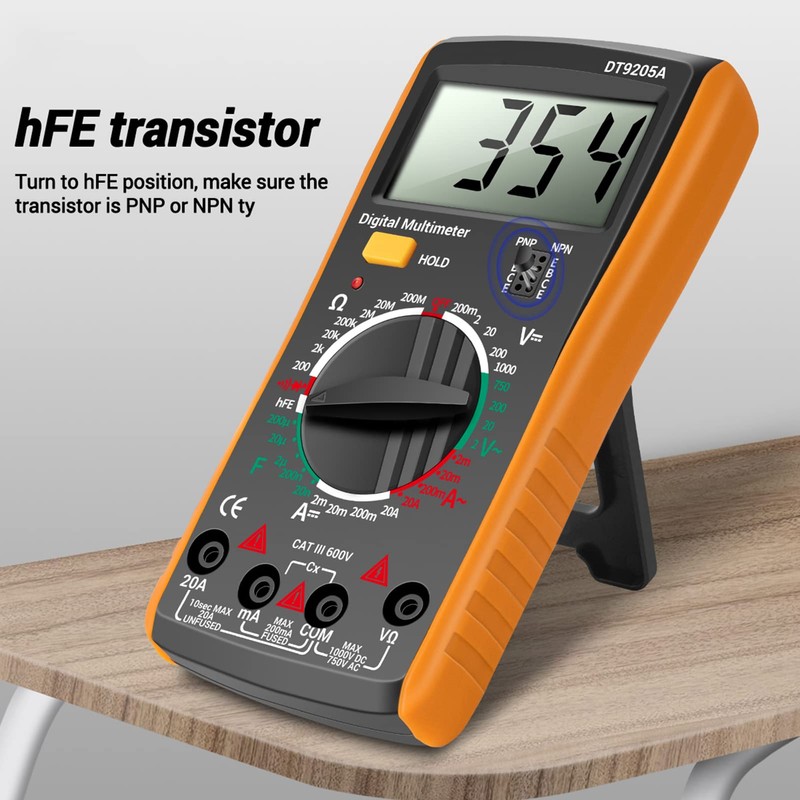 BuyWeek Digital Multimeter, DT9205A AC/DC Voltmeter Ammeter Current Voltage Meter