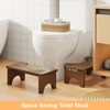 Uaniar 2 Pack Wood Squatting Potty Stool for Adults, Bamboo