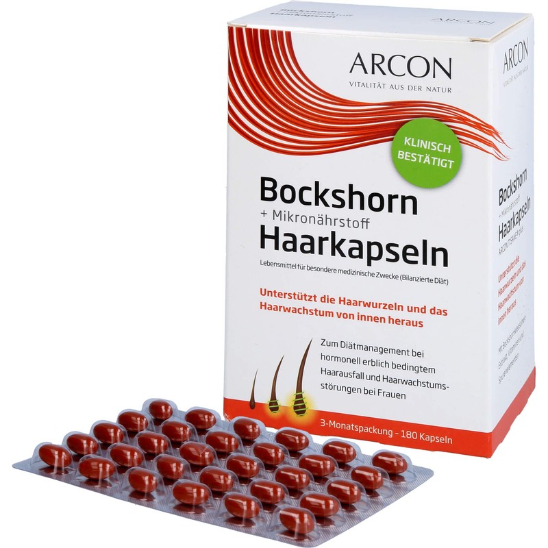Bock Horn + Micron Ährstoff Tisane Plus Hair Capsules Pack