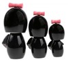 lachineuse 3 Japanese Kokeshis Dolls - Design and Black Hue,