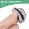 M METERXITY 4個入りシリコンホールプラグ 35-38mmホール用スナップインロックホールプラグ ラウンドホールラバープラグキッチンバルクヘッド防水シーリングプラグ[グレー]