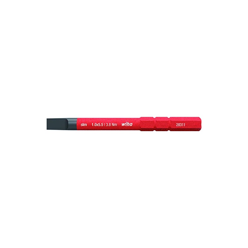 Wiha slimBit Electric 5,5 x 75 mm, Red, (283110055)