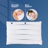 MINUPWELL Ultra Flat Pillows for Sleeping Thin, 7D High Support