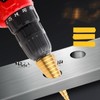 6PCS Step Drill Bit Set Metal Wear Resistant High Hardness